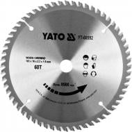 Пиляльний диск YATO 165x16x2,2 Z60 YT-60592